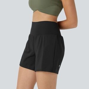 Halara SoftlyZero Airy Super High Waisted Cool Touch Shorts 5'' Size Large Long